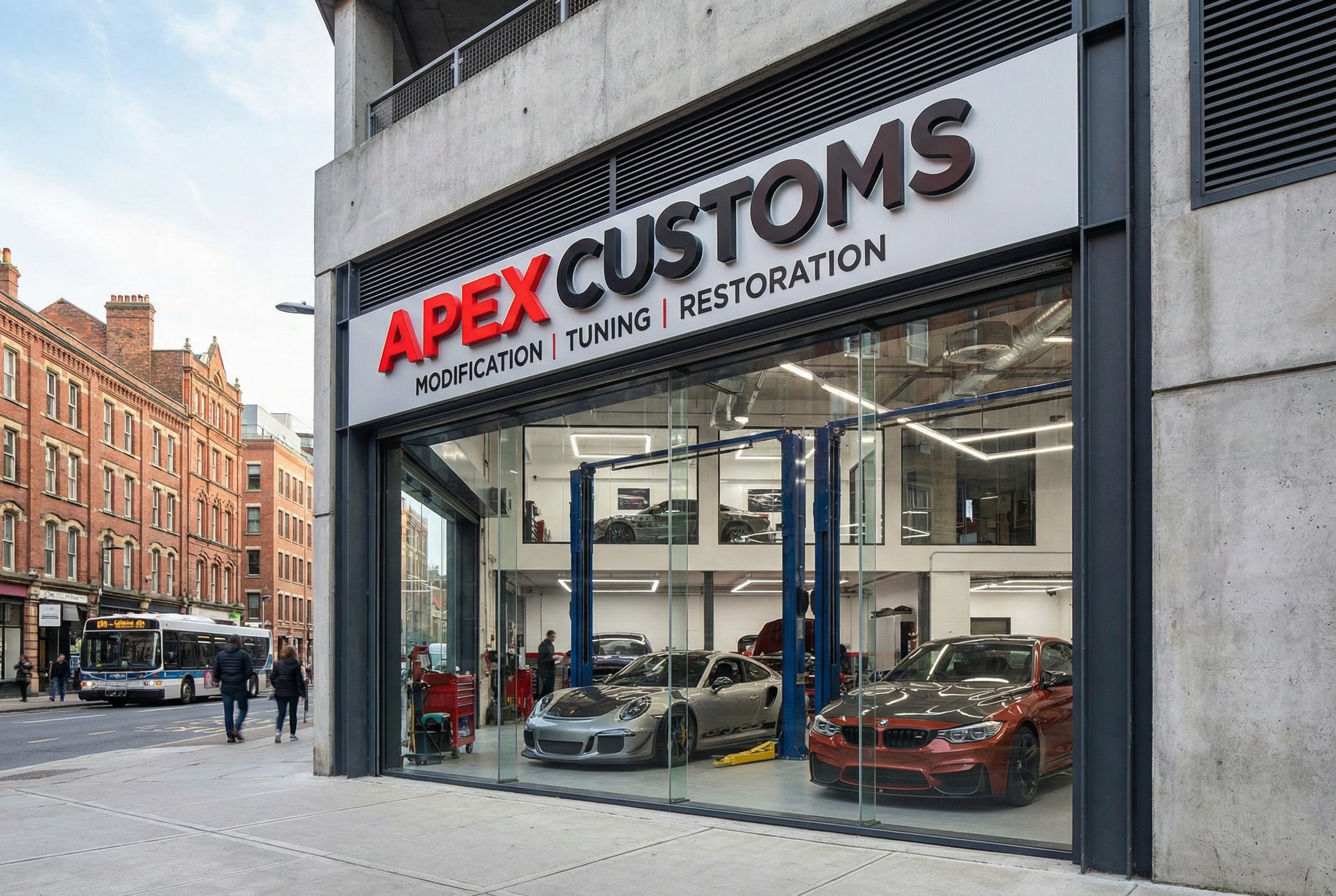 国产自拍修车改装门店